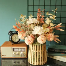 Artificial Dried Flower Dandelion Bouquet Simulation Flower Home Decoration Wedding Bouquet Party Decoration Flower DIY
