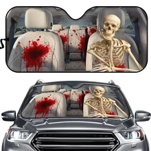 Attack-on-Titan Eren Yeager Design Car Front Windshield Sunshade for SUV Van Trucks Large Size Auto Sun Shade Foldable Sun Visor