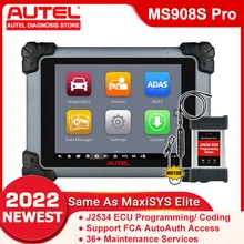 Autel MS908S Pro Automotive Diagnostic Scan Tool with J2534 ECU Programming  Active Test  36+ Services  FCA Auto Auth PK MK908P