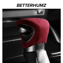 BETTERHUMZ Alcantara For Lexus ES260 ES200 ES300 h 2018-2021 Gear Shift Handle Cover Sticker Interior Mouldings Car Accessories