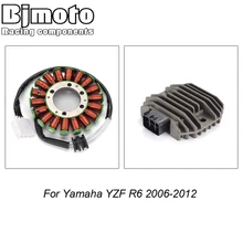 BJMOTO YZF-R6 Motorcycle Engine Stator Coil Voltage Rectifier Regulator Generator Alternator For Yamaha YZF R6 2006-2012