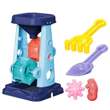 Baby Beach Toys Summer Outdoor Toy Truck Set Beach Toy For Children Sand Set Spade Rake Sandpit Bucket Water Playing Game