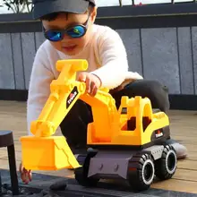 Baby Classic Simulation Engineering Car Toy Excavator Model Vehicle Excavator Model toys for children with toy boys gift