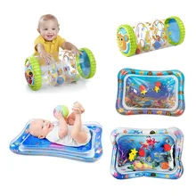 Baby Crawling Mat Water Play Mat Inflatable Toys Inflatable Hammer Toddler Crawling Roller Toy Learning Roller & Bells Standing