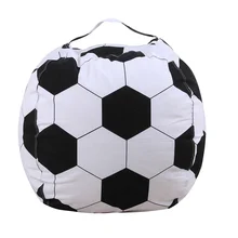 Bag Bean Football Storage Chair Kidsplush Cover Shaped Beanbag Chairsshape Girls