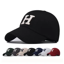 Baseball Cap Snapback Hat plus-size Sun hat H letters Spring Autumn baseball cap Sport cap Hip Hop Fitted Cap Hat For Men Women