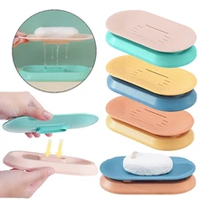 Bathroom Soap Dish With Drain Soap Holder Soap Saver Easy Cleaning Dry Stop Mushy Soap Kitchen Sponge Holder