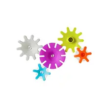 Bathtub Toys - 5 Packs Baby Toddlers Gear Bath Tub Toy  Spinning Suction Cup Cogs Gears Toys for Kids Aged 12 Months and Up