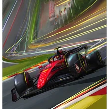 Bburago 1:18 New 2022 F1-75 F1 Racing #16 Charles Leclerc Formula Car Static Die Cast Vehicles Collectible Model Car Toys SF1000