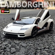 Bburago 1:24 Lamborghini Countach LPI800-4 Alloy Sport Car Model Diecast Metal Toy Car Model Simulation Collection Children Gift