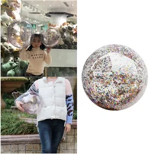 Beach Ballpool Glitter Inflatableparty Sequin Water Swimming Kids Favors Bulk Christmas Small Games Floating Inch Toys Toy Sand