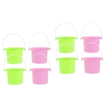 Beach Bucket Sandpailbuckets Kidschild Mini Kid Shovelsand Small Molds Summer Party Accessory Basics Childern 10 Sandbox Bulk