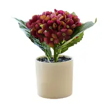 Beautiful Artificial Bonsai  Fine Workmanship Home Decor Artificial Flowers  Potted Fake Flower DIY Crafts