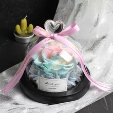 Beauty and the Beast Rose Save Valentine's Day Gift Exclusive Glass Rose Dome Light Timeless Real Rose Mother's Day Gift