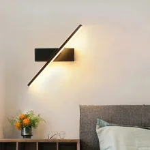 Bedroom Bedside Wall Light 330�� Rotatable  Light  AC110/220V  Indoor LED Wall Lamp Simple Light Fixture Aluminum