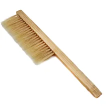 Beekeeping Wood Honey Brush Bee Hive Cleaning Brush Sweep Wasp Pig Bristles Wood Bee Brush Sweep Two Rows Beehive Bee Brush Tool
