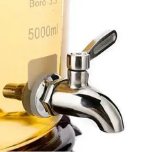 Beverage Dispenser Replacement Spigot Stainless Steel Polished  Dispenser Faucet