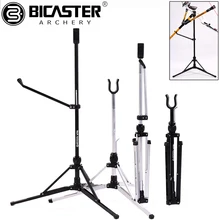Bicaster Stainless Steel Heavy Duty Bow Stand Automatic Foldable for Recurve Bow Longbow Takedown Bow