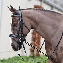 Black Adjustable Nylon Horse Neck Stretcher Horse Rein Horse Horse Rope Halter Training Grooming Tool Equestrian Riding Supplies