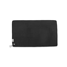 Black Cleaning Towels  Cloth with Hanging Ring for Coffee Espresso Machine Coffee Bar Corner Cleaning Accessories Barista Tools