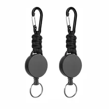 Black Retractable Nurse Badge Reel Clip Badge Holder Students Doctor ID Card Holder Badge Clip Keychain Bag Pendant Badge Clip