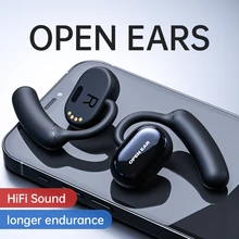 Bone Conduction Headphones Open True Wireless Bluetooth Earphone Earhooks Hands-Free Sports Gaming Noise Reduction Headset