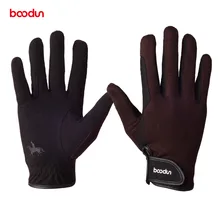 Boodun Horse Riding Gloves for Men Women Wear-resistant Antiskid Equestrian Gloves Horse Racing Gloves Equipment