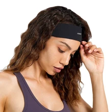 Brand New With Logo Yoga Sports Hair Band Women Sweat-Absorbing Elastic Running Anti-Perspirant Band Fitness Hair Band Wholesale