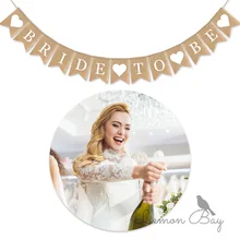 Bride To Be Banner Wedding Decoration Flag Bunting Burlap Bride To Be Wedding Banner Bachelorette Party Decorations