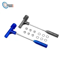 Bullet Puller Tactical Bullet Hammer with 3 Collets for .17 to 50 Caliber Guns Bullet Remover Gun Round VI11081