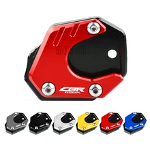CBR 650R 650R CBR650 Motorcycle Foot Side Stand Pad Plate Kickstand Enlarger Support Extension FOR HONDA CBR650R 2019 2020 2021
