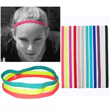 Candy Colors Headbands for Women Yoga Sweatband Non-Slip Hair Band for Men Elastic Band Made of Hair Jogging Sports Accessories