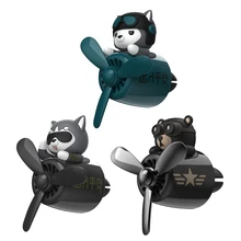 Car Air Freshener Bear Pilot Creative Perfume Diffuser Aromatherapy Decor Cool Gift Fragrance Cologne Ocean B36B