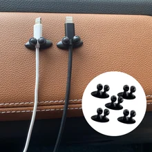 Car Dashboard Mobile Phone Cable Manager Charger Cable Line Organizer Clasp Clamp Auto Interior Accessories Car Decoration