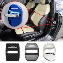 Car Door Lock Cover Auto Emblems Case for Mini Cooper S Clubman Countryman Paceman John Copper Works JCW Car Styling Accessories