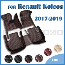 Car Floor Mats For Renault Koleos 2017 2018 2019 Custom Auto Foot Pads Automobile Carpet Cover Interior Accessories