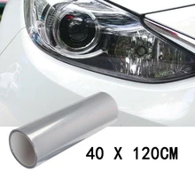Car Light Film Headlight Fog Light Taillight Vinyl Sticker Transparent Light Protector Film Vinyl Wrap Car Decoration 120 X 40