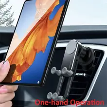 Car Phone Holder Gravity Car Holder For Samsung Galaxy Z Fold 3 5G Car Air Vent Clip Mount Foldable Smart Phone Holder Stand