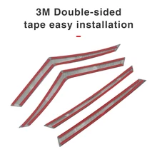 Car Rear Tail Light Eyebrow Cover Trim Rear Brake Lamp Strip Exterior Accessories For Toyota Camry XV70 2018-2020 2021 2022 2023