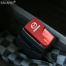 Car Safety Belt Buckle Clip Auto Seat Belt Stopper Plug For Mazda 6 2 3 5 CX3 CX5 CX7 CX9 MX3 MX5 RX7 Axela Interior Accessories