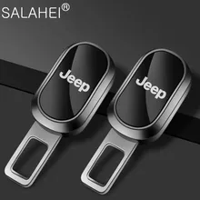 Car Safety Seat Belt Clip Adjustable Extender Plug Buckle For Jeep Grand Cherokee WK2 KL Wrangler JK Renegade Commander Compass