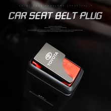 Car Seat Belt Plug High Quality Metal Safety Belt Buckle For Toyota CHR Land Cruiser PRADO Avalon Yaris Auris RAV4 Verso Corolla