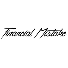 Car Stickers Financial Mistakes Fashion PVC Car Decoration Accessories Decals Creative Waterproof Sunscreen Black/white 15cm*2cm