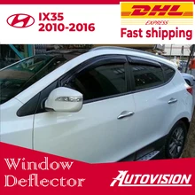 Car Window Accessories For Hyundai iX35 2010 2011 2012 2013 2014 2015 2016 Window Deflector Rain Guard Visor Awnings