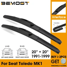 Car Wiper Blade Front Window Windshield Rubber Silicon Refill Wipers For Seat Toledo MK1 1991-1999 20"+20" Car Accessories