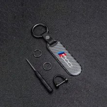 Carbon Fiber Keychain Car Logo Key Ring Car Styling for Fiat Panda 500 500x 500l 500c 500e TIPO PUNTO Car Accessories