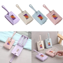 Carpet Crumbs Table Brush Manual Crumb Cleaner Handheld Double Roller Sweepers For Home Bedroom Office Carpet Debris Brush Sofa