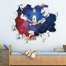 Cartoon hedgehog wall sticker living room bedroom children's room wall decoration animation poster children's gifts