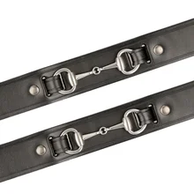 Cavassion Equestrian Riding Belt when riding horse cowhide leather horse riding waistbelt equestrian equipment band Unisex