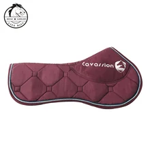 Cavassion Equine Correction Half Saddle Pad when Riding Horses on Horse Back